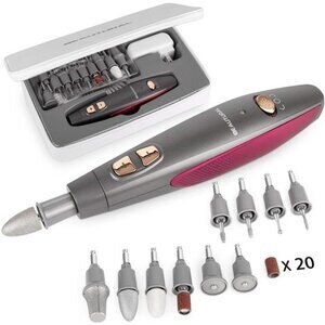 Professional Manicure and Pedicure Set Kit, Upgraded Electric Nail Drill Machine